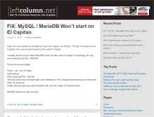 Tablet Screenshot of leftcolumn.net